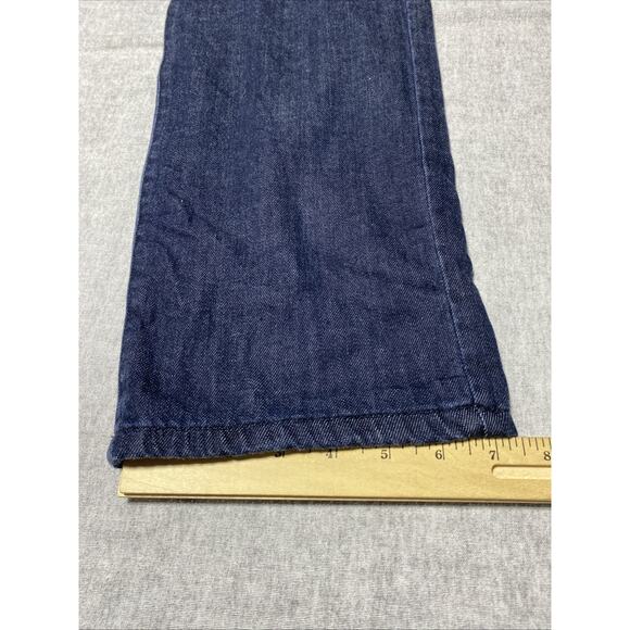 Eddie Bauer Jeans Womens 16 Tall Boyfriend Mid Rise Slim Flannel Lined 16T New - Picture 16 of 16